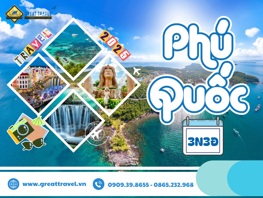 TOUR ĐẢO NGỌC PHÚ QUỐC - HÒN THƠM - 3N3Đ